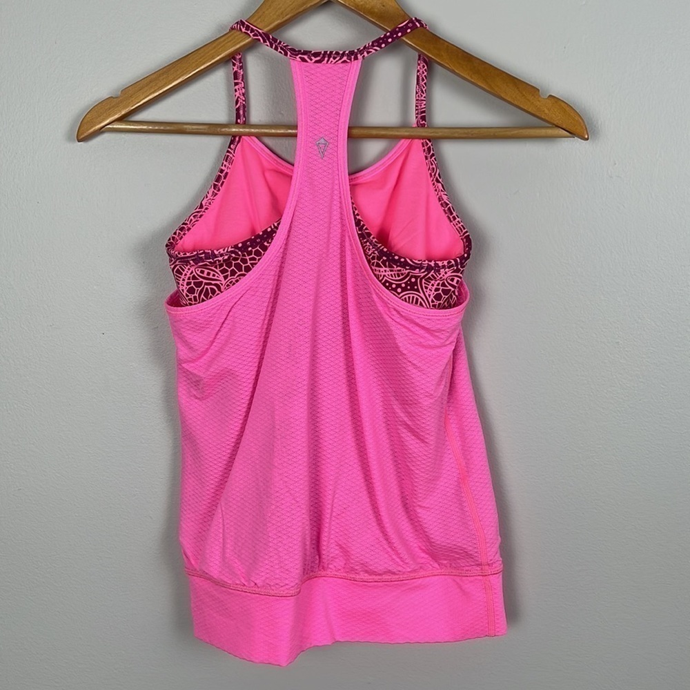 Ivivva By Lululemon Layered Tank w Built in Sports Bra. Size 10. - Picture 6 of 10
